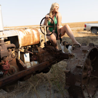 Scream and old tractor